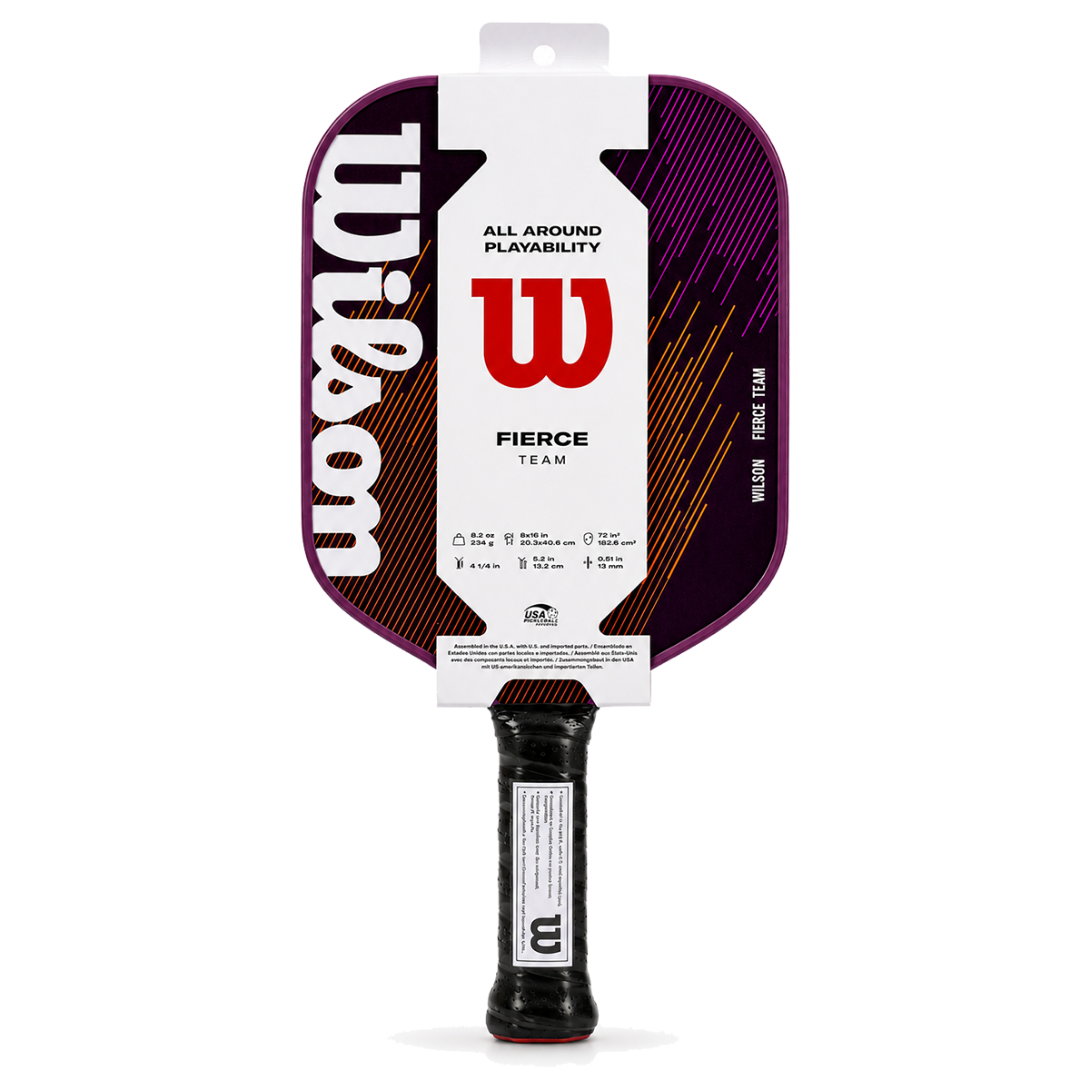Wilson Fierce Purple Court Racquet